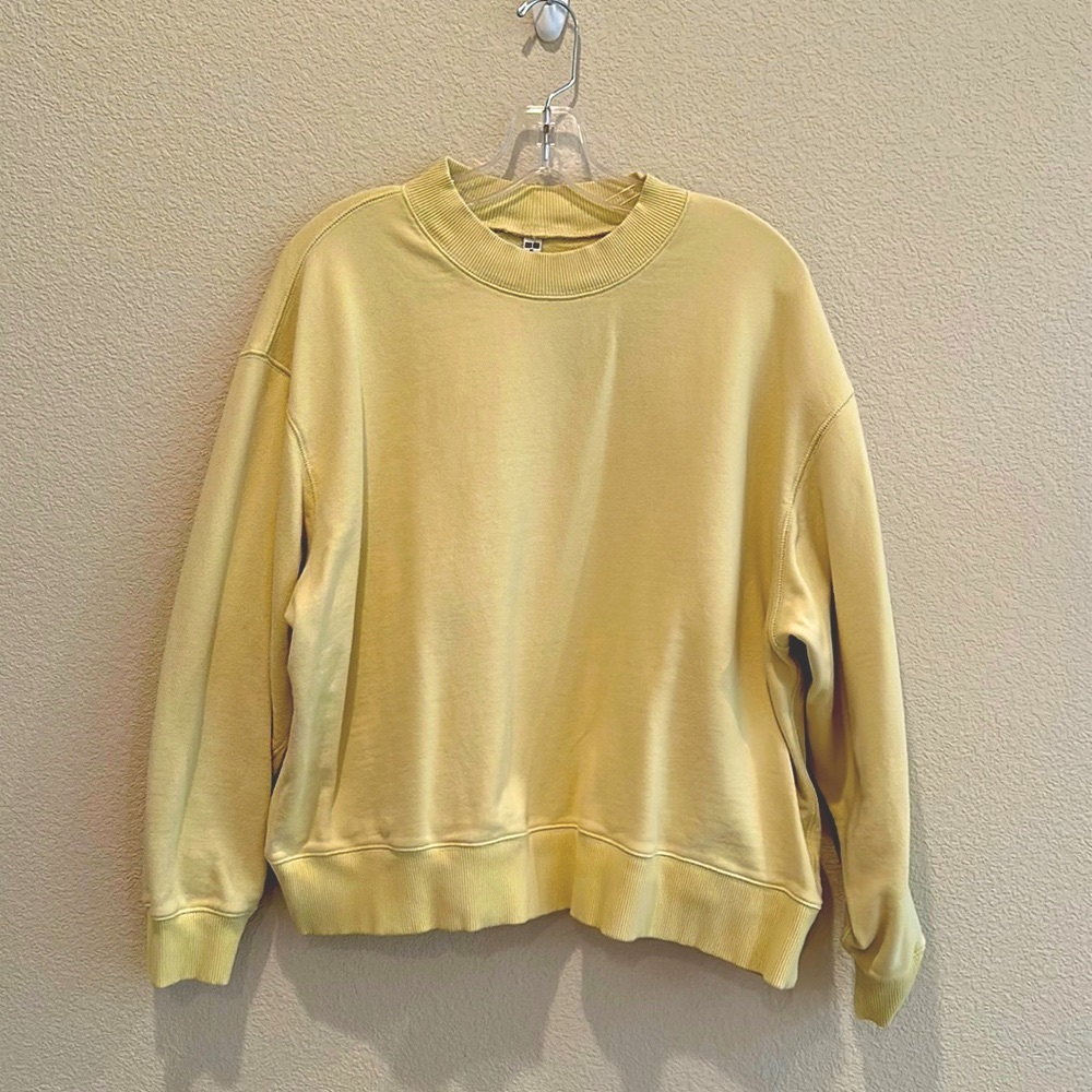 Uniqlo yellow hoodie in size XL